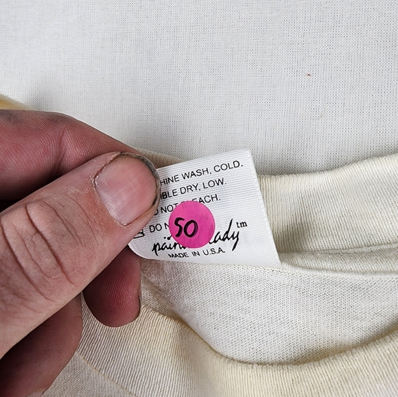 1998 Rel-e-Vant America Apple Pie Baseball Hotdog Shirt with Stars Large Vintage - Picture 4 of 6